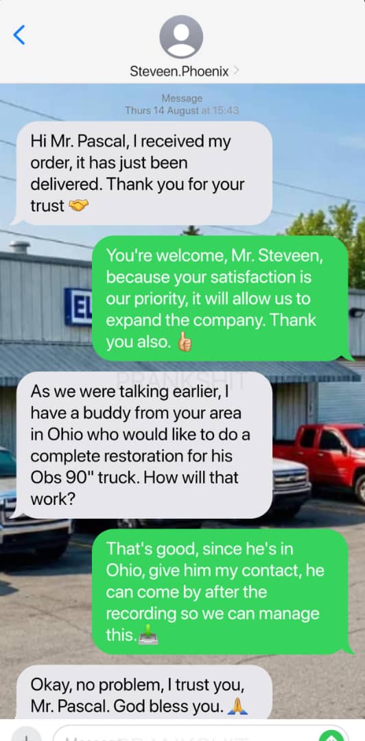 WhatsApp Screenshot Evidence
