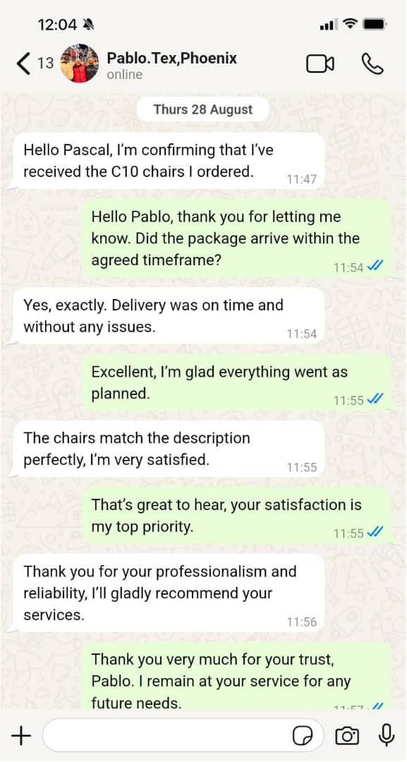 WhatsApp Screenshot Evidence