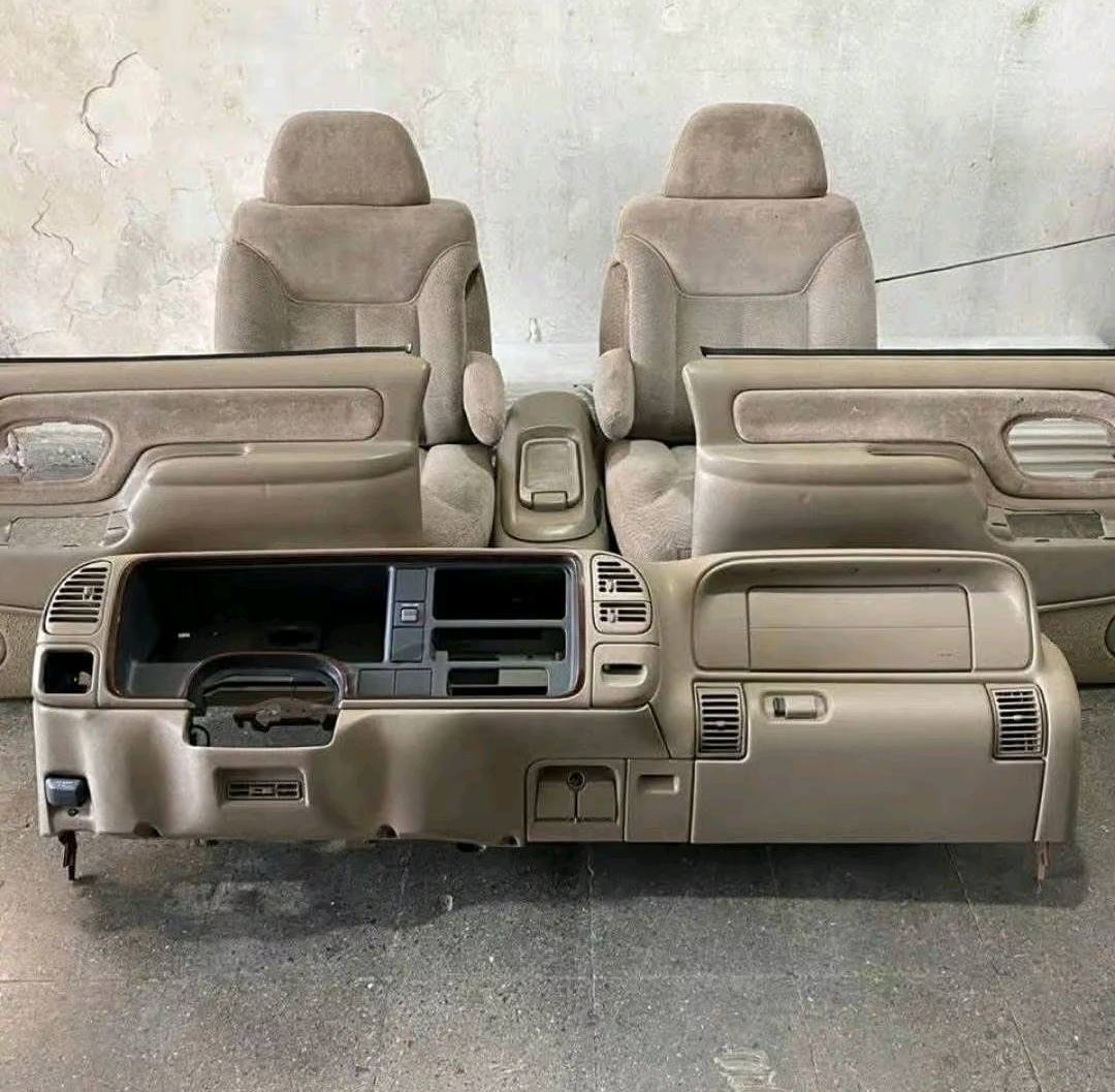 Complete Tan Interior Package - 1995-1998 Chevy/GMC C1500 Single Cab (Includes Dash, Seats, Panels)